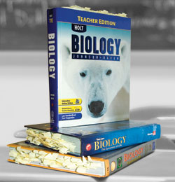 Marked Biology Textbooks