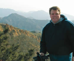 Dale Mason at the Great Wall of China