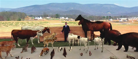 A scene from 'Evan Almighty'