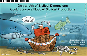 Only an Ark of Biblical Dimensions Could Survive a Flood of Biblical Proportions