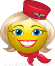 Image result for flight attendant emoticon