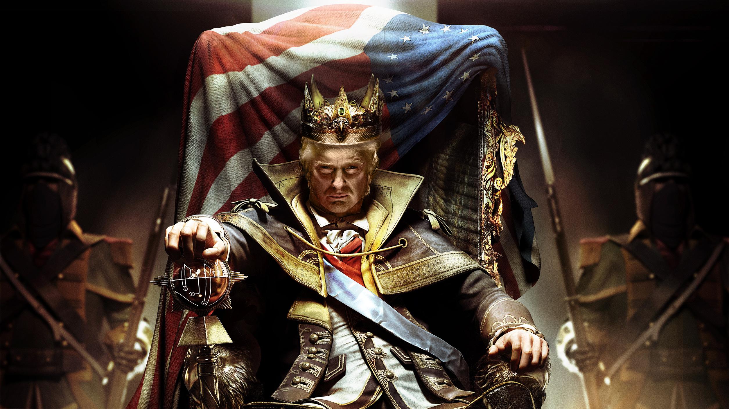 King Donald Trump Blank Template - Imgflip
